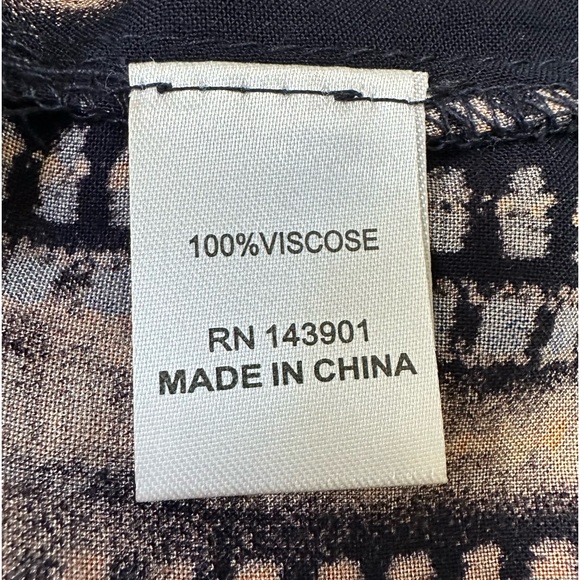 Coco + Carmen NEW Textured Stripes in Print Long Sleeve Popover Pullover S/M - Picture 14 of 16